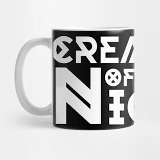 Creature Of The Night Gothic Motif Mug